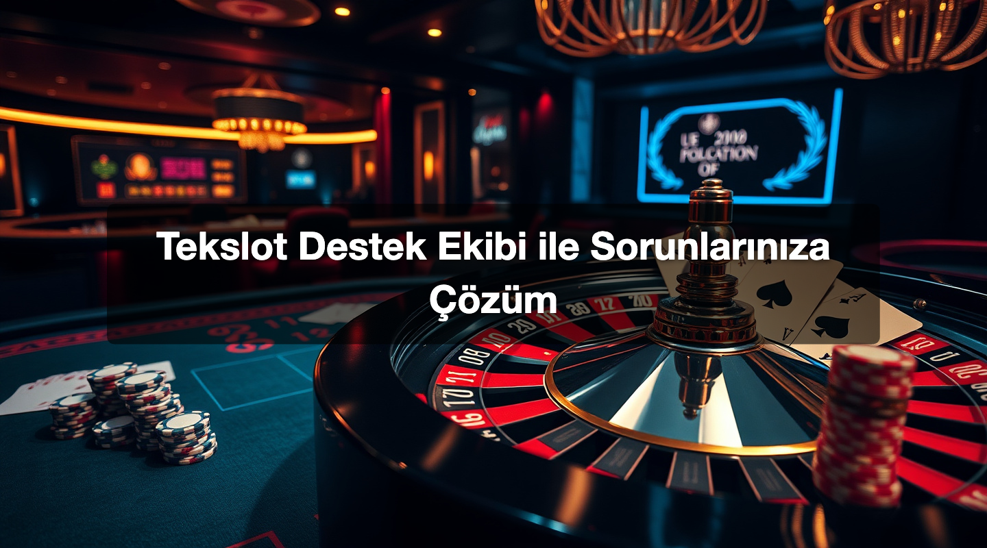 Tekslot Destek Ekibi ile Sorunlarınıza Çözüm